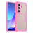 For Samsung Galaxy A56 5G Magnetic Case TPU + PC Phone Back Cover - Pink - 1