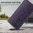 For Samsung Galaxy Z Fold7 5G Magnetic Leather Case RFID Blocking Wallet Detachable Phone Cover - Dark Purple - 5