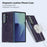 For Samsung Galaxy Z Fold7 5G Magnetic Leather Case RFID Blocking Wallet Detachable Phone Cover - Dark Purple - 6