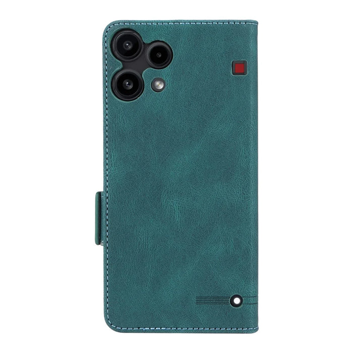 For Nothing Phone (3a) Lite 5G Case Leather Wallet Flip Phone Cover with Hardware Decor - Blue - 7