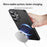 For Samsung Galaxy S26 Ultra Magnetic Case Carbon Fiber Texture PC + TPU Cover - Black - 3