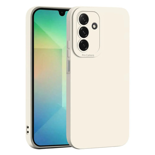 For Samsung Galaxy A18 5G /  A17 5G  /  A17 4G Case Precise Camera Cutouts Soft TPU Shockproof Phone Cover - White - 1