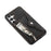 For Samsung Galaxy A57 5G Case Multiple Card Holder Kickstand TPU PU Leather + PC Phone Cover with Wrist Strap - Black - 4