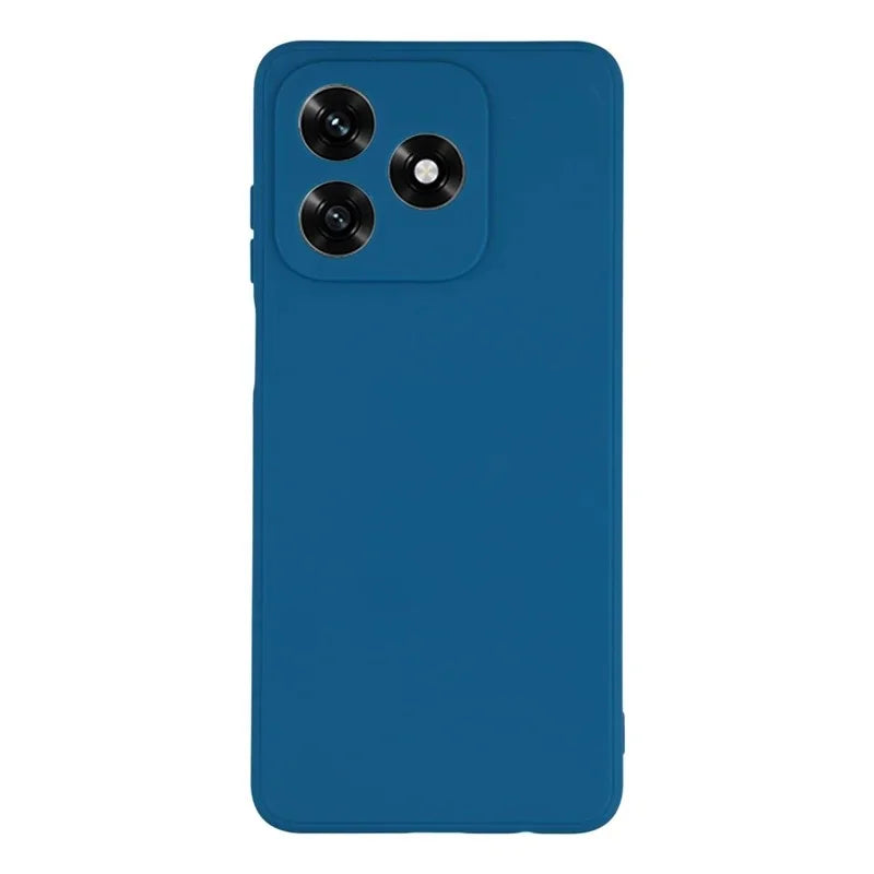 WANLONFENG For Honor X5c 4G / Honor X5c Plus 4G Case  ZB Series Precise Cutouts Straight Edge TPU Phone Cover with Tempered Glass Film - Sapphire - 2