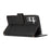For Samsung Galaxy S26+ Case TPU PU Leather Folio Flip Shockproof Phone Cover with Mirror - Black - 4