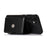 For Samsung Galaxy S26+ Cell Phone Case Triangle Lid Card Bag Leather + TPU Cover with Long Strap - Black - 2