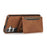 For Samsung Galaxy S26 Phone Case Tri-Fold Wallet Kickstand PU Leather + TPU Back Cover - Brown - 4