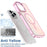 For iPhone 15 Pro Magnetic Case Cute Fluorescent Design TPU Phone Back Cover - Pink - 4