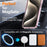 For iPhone 15 Pro Magnetic Case Cute Fluorescent Design TPU Phone Back Cover - Pink - 7