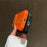 For iPhone 17 Pro Max Magnetic Case Snow Mountain Pattern PU Leather TPU PC Phone Back Cover with Lens Film - Orange - 4