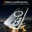 For Samsung Galaxy S26 Ultra Magnetic Case Electroplating Metal Frame Matte PC Phone Cover - Black - 3