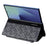 For Samsung Galaxy Z Fold7 5G Case Geometric Pixel Pattern Kickstand Foldable PC Phone Cover with Stylus - Black - 1