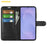 AMORUS For Samsung Galaxy S26+ Wallet Case Litchi Texture Shockproof Leather Flip Stand Phone Cover - Black - 2