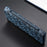 For Samsung Galaxy Z Fold3 5G Case Geometric Pixel Pattern Kickstand Foldable PC Phone Cover with Stylus - Blue - 5