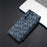 For Samsung Galaxy Z Fold5 5G Case Geometric Pixel Pattern Kickstand Foldable PC Phone Cover with Stylus - Blue - 3