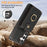 For Samsung Galaxy S26+ Case Card Holder Ring Kickstand TPU + PU Leather Phone Cover with Long Strap - Black - 7