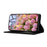 For Samsung Galaxy S26 Case RFID Blocking Wallet Stand Rhombus Leather Cover with Wrist Strap - Black - 3