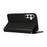 For Samsung Galaxy S26 Case RFID Blocking Wallet Stand Rhombus Leather Cover with Wrist Strap - Black - 4