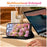 For Samsung Galaxy S26 Case RFID Blocking Wallet Stand Rhombus Leather Cover with Wrist Strap - Black - 6
