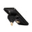 For Samsung Galaxy S26+ Case Card Holder Kickstand PU Leather + TPU Phone Cover with Shoulder Strap - Black - 2
