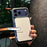 For iPhone 17 Pro Max Case Compatible with MagSafe Starry Mountain Series Pixel Style Gradient Design TPU + PC Phone Cover - Navy Blue - 2