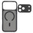 For iPhone 18 Pro Max / 17 Pro Max Case with Detachable Camera Cover Skin Touch TPU PC Phone Cover Compatible with MagSafe - Black - 4