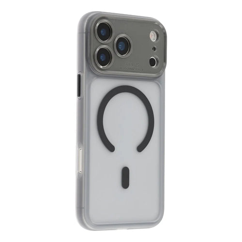 For iPhone 18 Pro Max / 17 Pro Max Case with Detachable Camera Cover Skin Touch Matte PC Phone Cover Compatible with MagSafe - Black - 1
