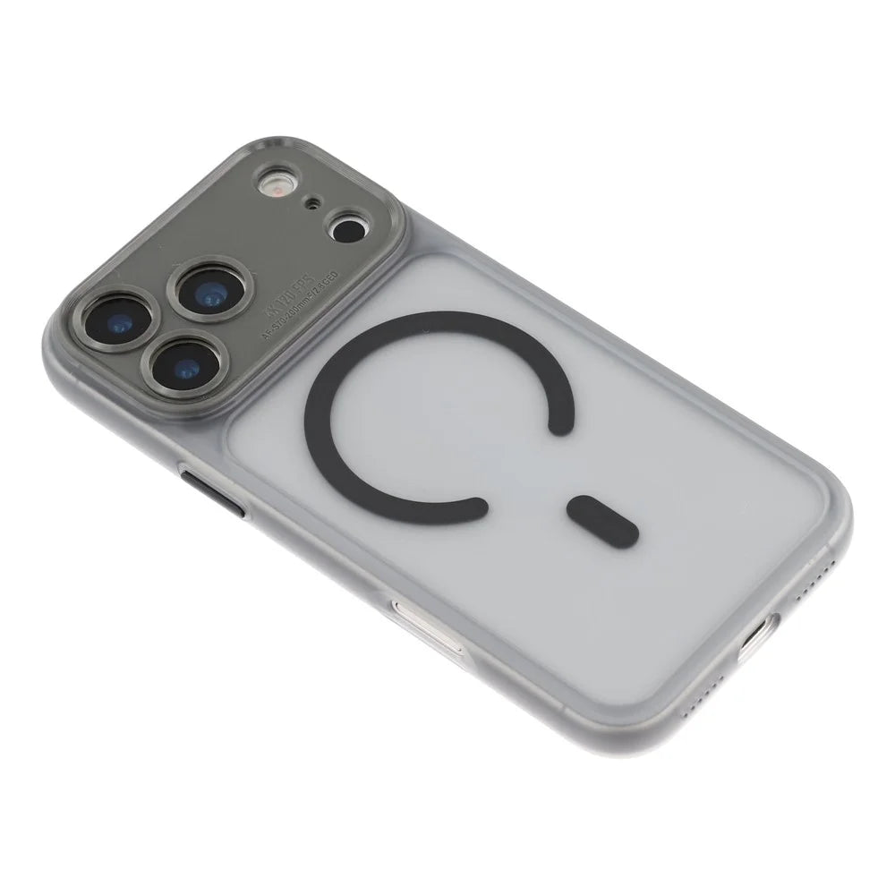 For iPhone 18 Pro Max / 17 Pro Max Case with Detachable Camera Cover Skin Touch Matte PC Phone Cover Compatible with MagSafe - Black - 5