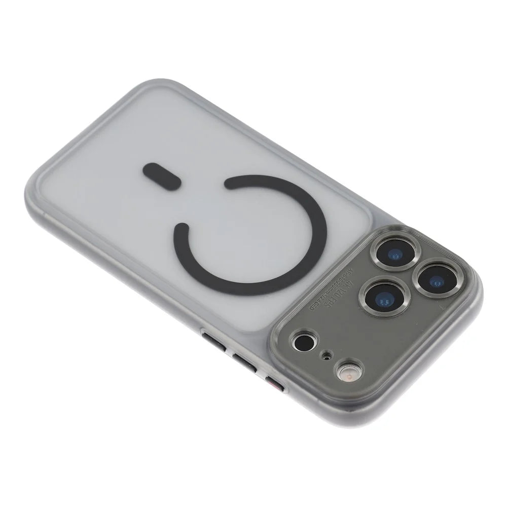 For iPhone 18 Pro Max / 17 Pro Max Case with Detachable Camera Cover Skin Touch Matte PC Phone Cover Compatible with MagSafe - Black - 6