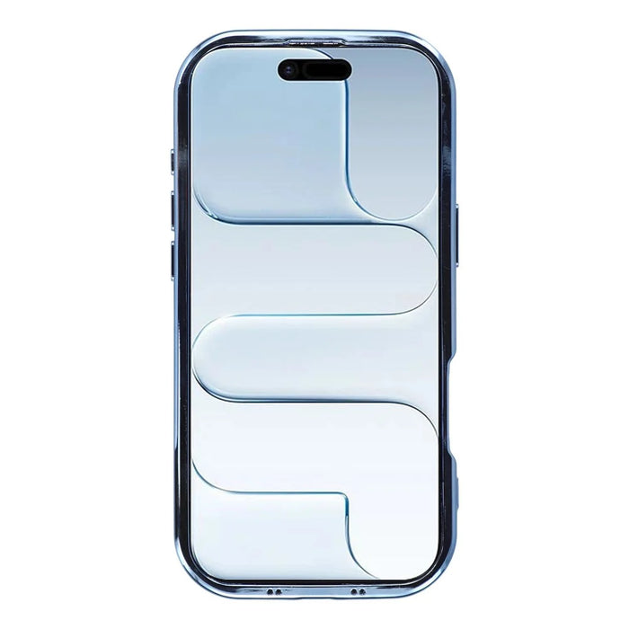 For iPhone Air Case Electroplated TPU Shell Meteorite Texture Phone Cover - Blue - 2