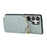 For Samsung Galaxy S26 Ultra Case Zipper Card Holder  PU Leather Phone Back Cover with Shoulder Strap - Blue - 5
