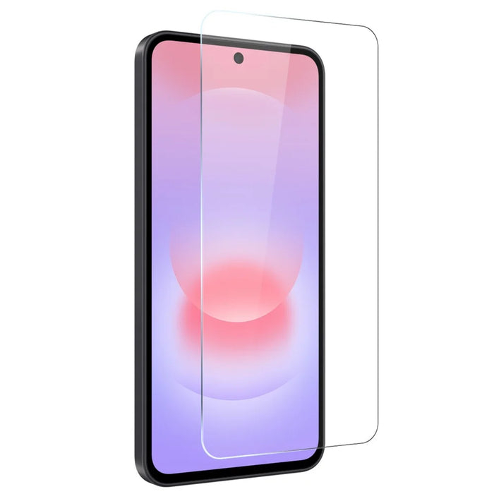 For Samsung Galaxy A37 5G NORTHJO  TPU Phone Case Set with Front Screen Protector + Lens Film - Transparent - 3