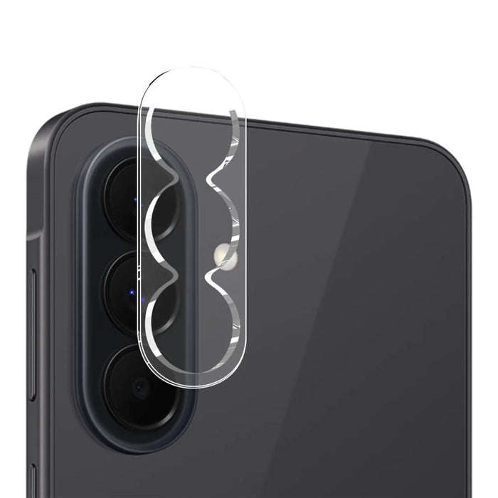 For Samsung Galaxy A37 5G NORTHJO  TPU Phone Case Set with Front Screen Protector + Lens Film - Transparent - 4