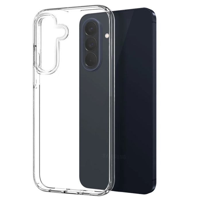 For Samsung Galaxy A57 5G NORTHJO  TPU Phone Case Set with Front Screen Protector + Lens Film - Transparent - 2