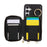For Samsung Galaxy S26 Case Zipper Card Holder PU Leather Phone Back Cover with Shoulder Strap - Black - 5