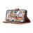 For Samsung Galaxy S26+ Case Multi Card Slots Zipper Leather Phone Cover with Wrist Strap - Rose Gold - 2