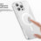 JAUCASE For iPhone 16 Pro Case Compatible with MagSafe PC Phone Cover with AI Touch Control Button - Transparent - 6