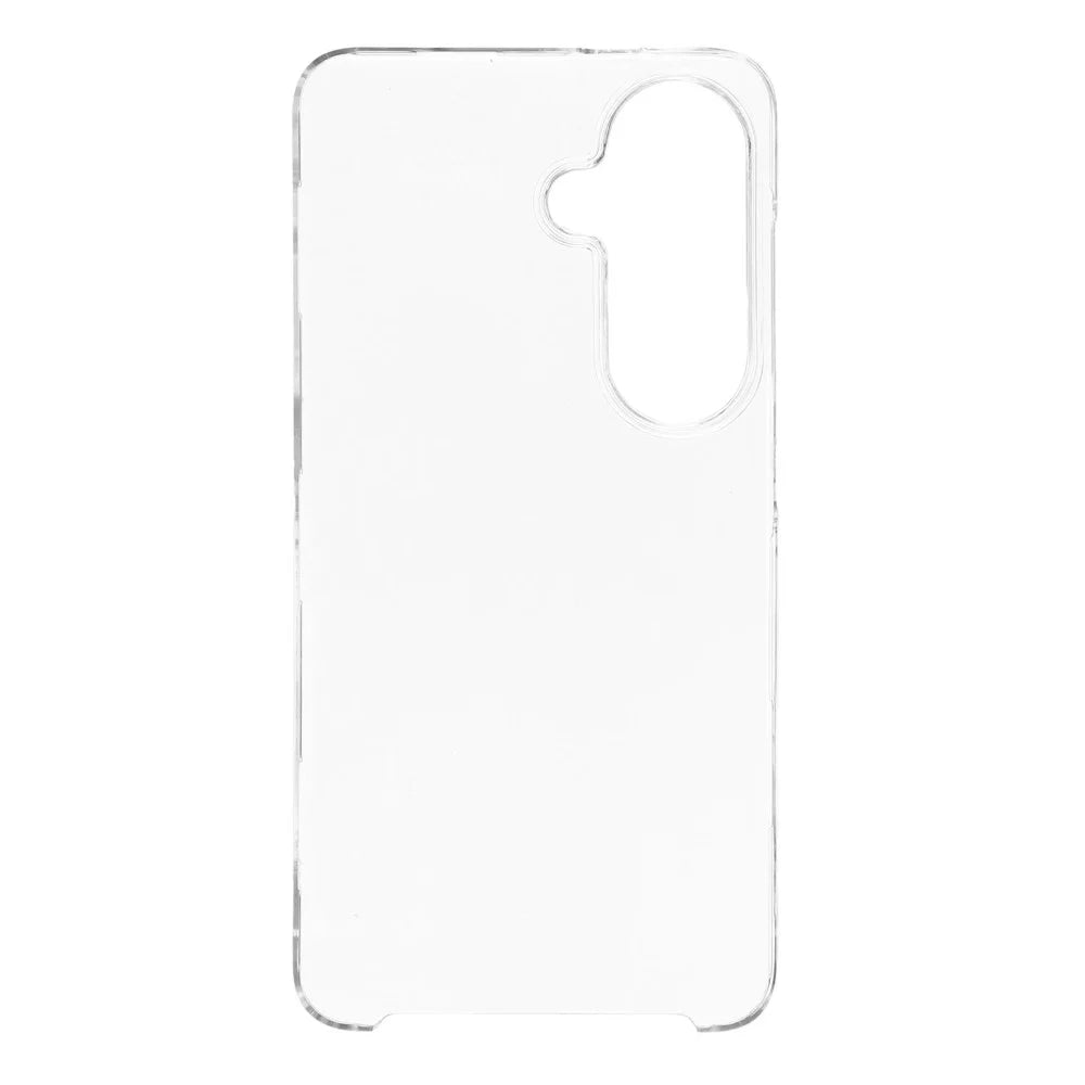For Samsung Galaxy S26 Case TPU Frame Clear Acrylic Back Cover with PET Film - Transparent - 4