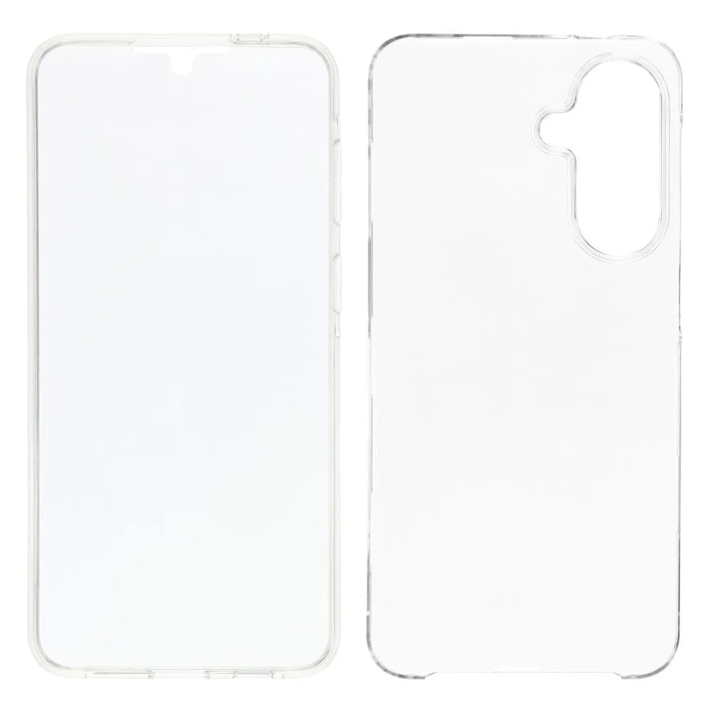 For Samsung Galaxy A57 5G Case TPU Frame Clear Acrylic Back Cover with PET Film - Transparent - 2