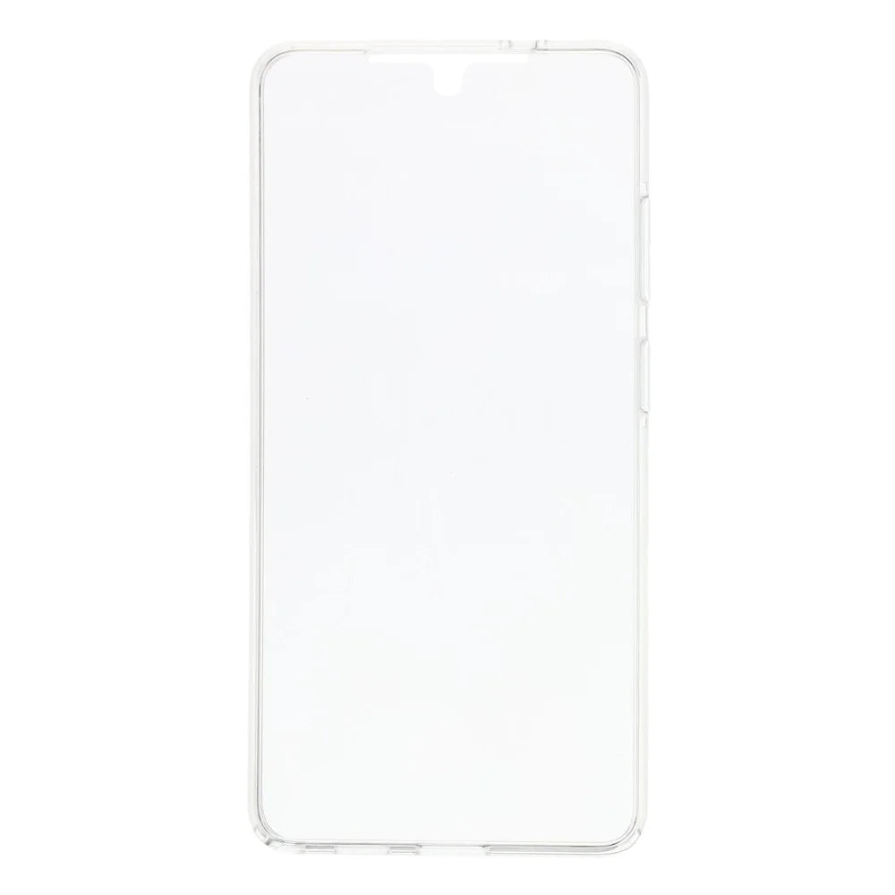 For Samsung Galaxy S26 Ultra Case TPU Frame Clear Acrylic Back Cover with PET Film - Transparent - 3