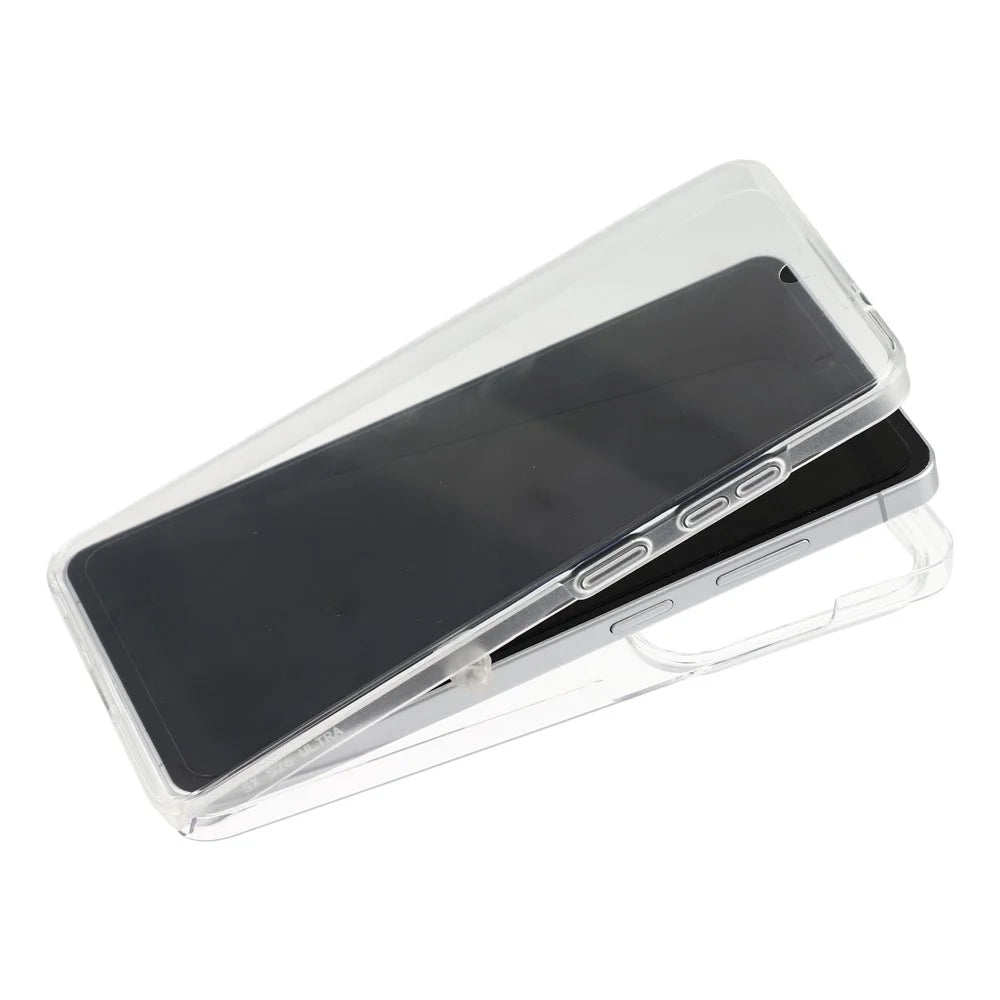 For Samsung Galaxy S26 Ultra Case TPU Frame Clear Acrylic Back Cover with PET Film - Transparent - 6
