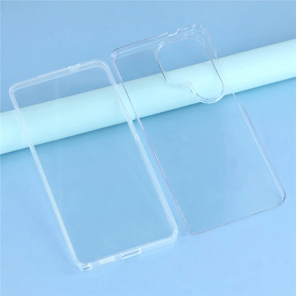 For Samsung Galaxy S26 Ultra Case TPU Frame Clear Acrylic Back Cover with PET Film - Transparent - 7
