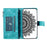 Shockproof Case for Samsung Galaxy A71 4G SM-A715 Multi Card Slot Phone Case Mandala Flower Imprinted PU Leather Cover with Zippered Wallet / Strap - Green - 3
