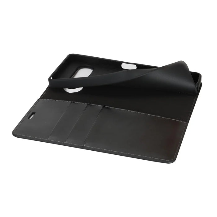 For Sony Xperia 10 VII Case Crazy Horse Texture Split Leather Wallet Phone Cover - Black - 6