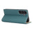 For Samsung Galaxy S26 Wallet Case Genuine Cow Leather Phone Cover Litchi Texture - Sky Blue - 3