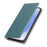 For Samsung Galaxy S26 Wallet Case Genuine Cow Leather Phone Cover Litchi Texture - Sky Blue - 7
