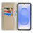 For Samsung Galaxy S26+ Wallet Case Genuine Cow Leather Phone Cover Litchi Texture - Sky Blue - 2