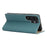 For Samsung Galaxy S26 Ultra Wallet Case Genuine Cow Leather Phone Cover Litchi Texture - Sky Blue - 3