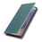 For Samsung Galaxy S26 Ultra Wallet Case Genuine Cow Leather Phone Cover Litchi Texture - Sky Blue - 7