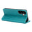 For Samsung Galaxy A57 5G Case PU Leather Calf Textured Magnetic Closing Smart Phone Cover - Sky Blue - 3